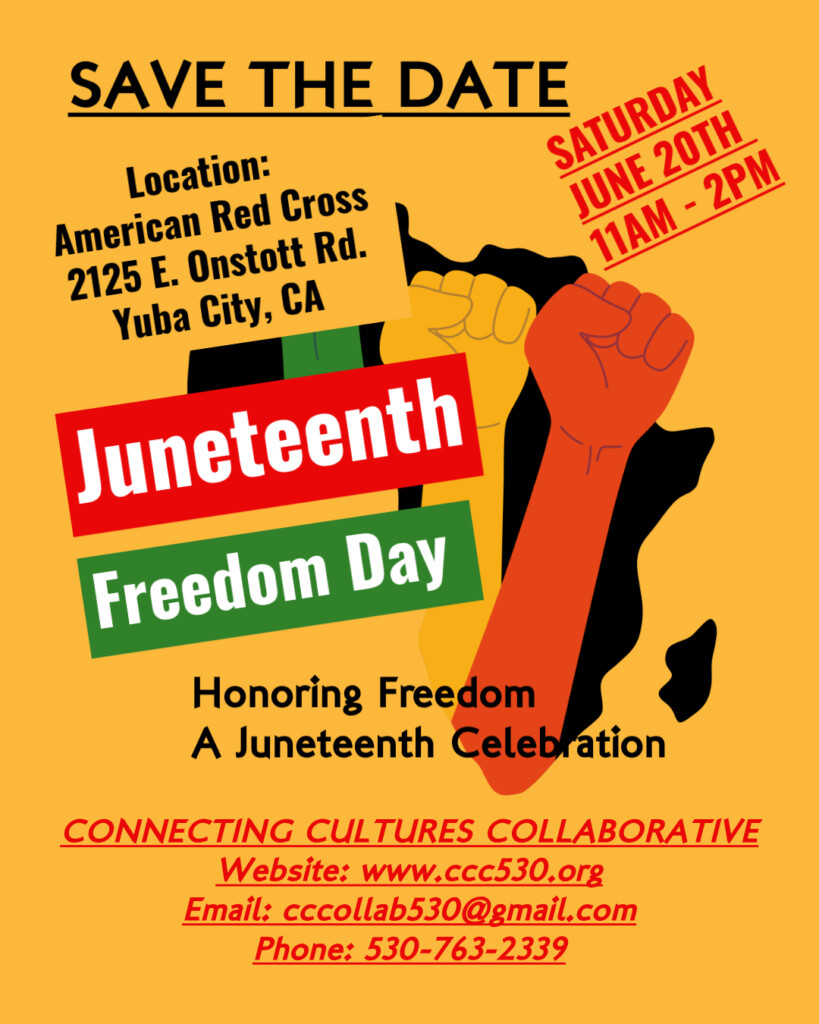 Save the Date flyer Juneteenth